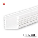 ISO113080 / LED Aufbauprofil SURF12 Aluminium pulverbeschichtet weiß RAL 9010, 200cm / 9009377047114