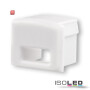 ISO113088 / Endkappe EC5W weiß für Profil SURF12 mit Kabeldurchführung, 1 STK / 9009377047275
