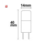 ISO113369 / G4 LED, 2W, neutralweiß / 9009377053306
