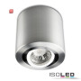 ISO113119 / Deckenaufbauleuchte rund für GU10/MR16, Alu gebürstet, exkl. Leuchtmittel / 9009377048074