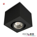 ISO113123 / Deckenaufbauleuchte eckig für GU10, Alu...