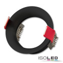 ISO113126 / Einbaurahmen Slim rund für GU10/MR16, Alu schwarz / 9009377048210