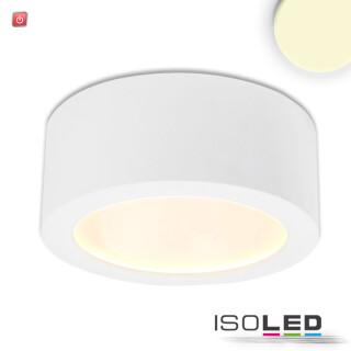 ISO113130 / LED Aufbauleuchte LUNA 8W, weiß, indirektes Licht, warmweiß / 9009377048326