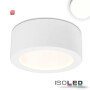 ISO113131 / LED Aufbauleuchte LUNA 8W, weiß, indirektes Licht, neutralweiß / 9009377048364