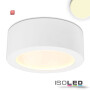 ISO113132 / LED Aufbauleuchte LUNA 12W, weiß, indirektes Licht, warmweiß / 9009377048371