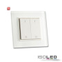 ISO112492 / Sys-One single color 2 Zonen Aufbau-Tast-Fernbedienung mit Batterie / 9009377061905