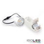 ISO112672 / LED Spot SUNSET GU10 10W, silber, 45°, 2000-2800K, externer Trafo, Dimm-to-warm / 9009377038143