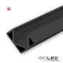 ISO113172 / LED Eckprofil CORNER11 Aluminium schwarz  RAL 9005, 200cm / 9009377049187