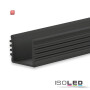 ISO113174 / LED Aufbauprofil SURF12 BORDERLESS Aluminium schwarz eloxiert RAL 9005, 200cm / 9009377049224