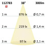 ISO112783 / GU10 MINI-LED Spot 4,5W, 38°, warmweiß / 9009377039973