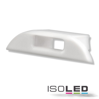 ISO112790 / Endkappe EC40 für Profil SURF11 mit Kabeldurchführung, 1 STK / 9009377040436