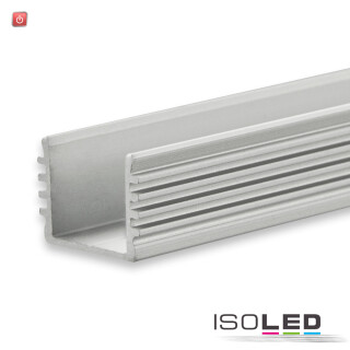 ISO112802 / LED Aufbauprofil SURF12 BORDERLESS Aluminium eloxiert, 200cm / 9009377040672
