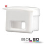 ISO112810 / Endkappe EC8 für Profil DIVE12 mit Kabeldurchführung, 1 STK / 9009377040832