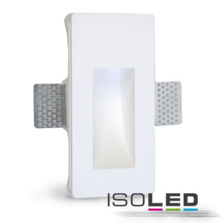 ISO112167 / Gips-Wand-Einbauleuchte, länglich, MR11/GU4, kleine Bauform / 9009377025020