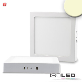ISO112360 / LED Deckenleuchte weiß, 18W, quadratisch, 220x220mm, warmweiß / 9009377029912