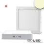 ISO112360 / LED Deckenleuchte weiß, 18W, quadratisch, 220x220mm, warmweiß / 9009377029912