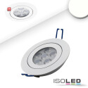 ISO112391 / LED Einbaustrahler, weiß, 15W, 72°, rund, neutralweiß, dimmbar / 9009377030406