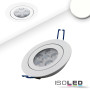 ISO112391 / LED Einbaustrahler, weiß, 15W, 72°, rund, neutralweiß, dimmbar / 9009377030406