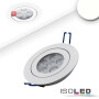 ISO112391 / LED Einbaustrahler, weiß, 15W, 72°, rund, neutralweiß, dimmbar / 9009377030406