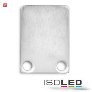 ISO112833 / Endkappe EC6 Aluminium für SURF12 mit TUNNEL, 2 STK, inkl. Schrauben / 9009377041297