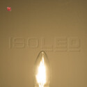 ISO112438 / E14 LED Kerze, 4W, klar, warmweiß, dimmbar / 9009377032400