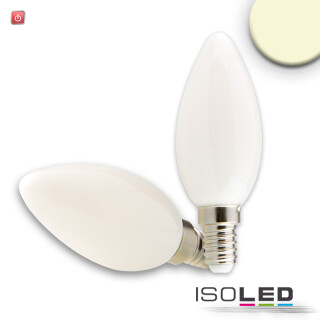 ISO112439 / E14 LED Kerze, 2W, milky, warmweiß, dimmbar / 9009377032431