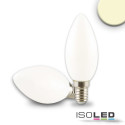 ISO112440 / E14 LED Kerze, 4W, milky, warmweiß,...