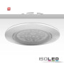 ISO112469 / LED Einbaustrahler, silber, 15W, 72°, rund, warmweiß, dimmbar / 9009377033407