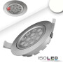 ISO112470 / LED Einbaustrahler, silber, 15W, 72°, rund, neutralweiß, dimmbar / 9009377033421