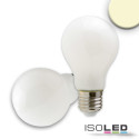 ISO112448 / E27 LED Birne, 8W, milky, warmweiß,...