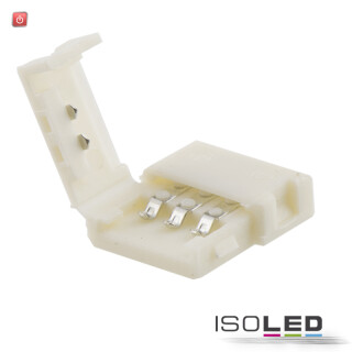ISO112564 / Clip-Verbinder (max. 5A) für 3-pol. IP20 Flexstripes mit Breite 10mm, Pitch-Abstand >12mm / 9009377035845