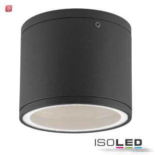 ISO112628 / Aufbauleuchte IP54 für GX53 Leuchtmittel, anthrazit, exkl. Leuchtmittel / 9009377037528