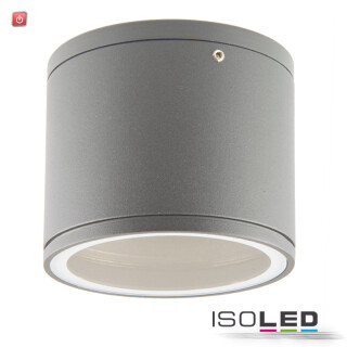 ISO112629 / Aufbauleuchte IP54 für GX53 Leuchtmittel, silber, exkl. Leuchtmittel / 9009377037542