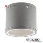 ISO112629 / Aufbauleuchte IP54 für GX53 Leuchtmittel, silber, exkl. Leuchtmittel / 9009377037542