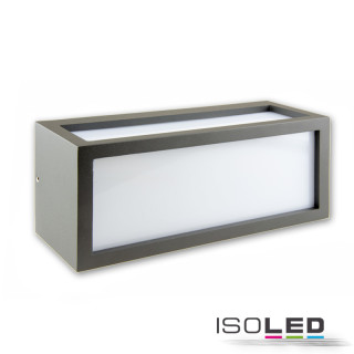 ISO112632 / Wandleuchte BOX-II 1xE27, IP54, anthrazit, exkl. Leuchtmittel / 9009377037603