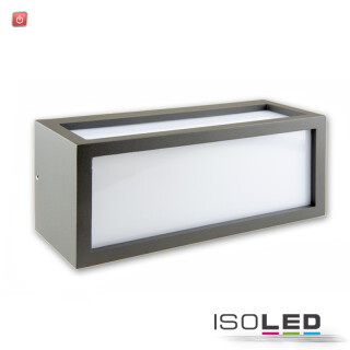 ISO112632 / Wandleuchte BOX-II 1xE27, IP54, anthrazit, exkl. Leuchtmittel / 9009377037603