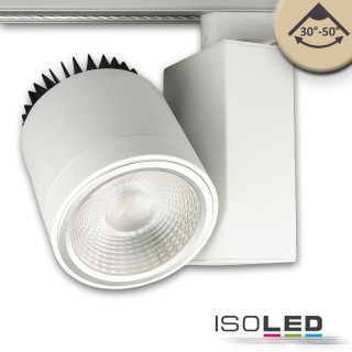 ISO112739 / 3-PH Schienen-Strahler Bread Light, 40W, 30°-50°, weiß matt / 9009377039270