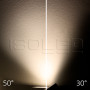 ISO112739 / 3-PH Schienen-Strahler Bread Light, 40W, 30°-50°, weiß matt / 9009377039270