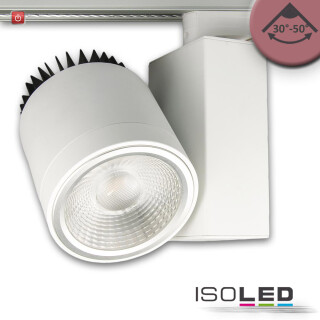 ISO112742 / 3-PH Schienen-Strahler Fresh Meat Light, 40W, 30°-50°, weiß matt / 9009377039485
