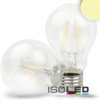 ISO112180 / E27 LED Birne, 3,5 Watt, klar, warmweiss / 9009377025259