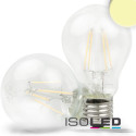 ISO112180 / E27 LED Birne, 3,5 Watt, klar, warmweiss /...