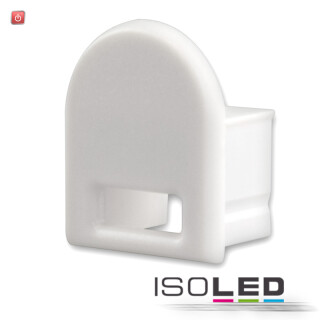 ISO112816 / Endkappe EC14 für SURF12 BORDERLESS mit COVER5, mit Kabeldurchführung, 1 STK / 9009377040955