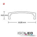 ISO112868 / Abdeckung COVER3 opal/satiniert 200cm...