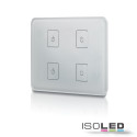 ISO113001 / Sys-One single color 4 Zonen Einbau-Touch-Funk-Fernbedienung, 230V AC / 9009377044663