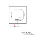 ISO113001 / Sys-One single color 4 Zonen Einbau-Touch-Funk-Fernbedienung, 230V AC / 9009377044663