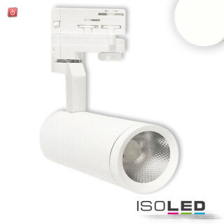 ISO113007 / 3-PH Schienen-Strahler, 15W, 38°, weiß matt, neutralweiß / 9009377044786