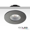 ISO113059 / Cover Aluminium rund schwarz matt f&uuml;r...