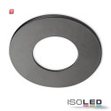 ISO113059 / Cover Aluminium rund schwarz matt für...