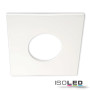 ISO113063 / Cover Aluminium eckig weiß matt für Einbaustrahler Sys-68 / 9009377046698
