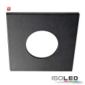 ISO113064 / Cover Aluminium eckig schwarz matt für...
